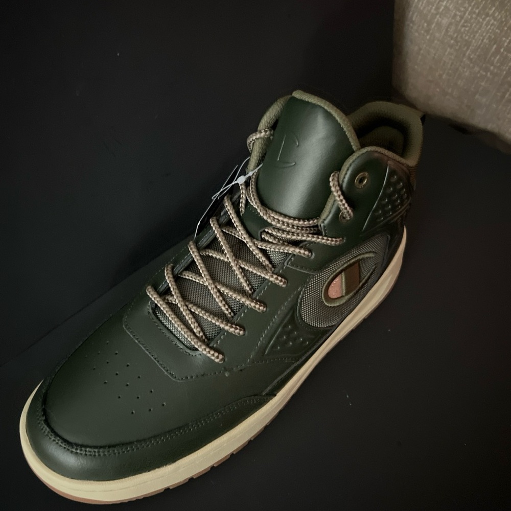Men's sneakers Size 12 CHAMPION Olive High-Top Sneakers